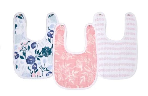 Aden & Anais Bibs O S (23x32cm, Pack of 3) Fashion