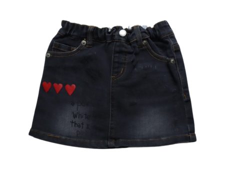 X-Girl Stages Short Denim Skirt 2T - 3T (100cm) Hot on Sale