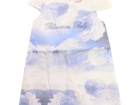 Blumarine Short Sleeve Dress 6-12M For Cheap