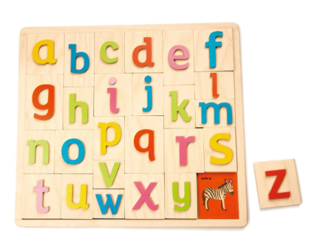 Tender Leaf Alphabet Pictures Wooden Toy 18M+ Hot on Sale