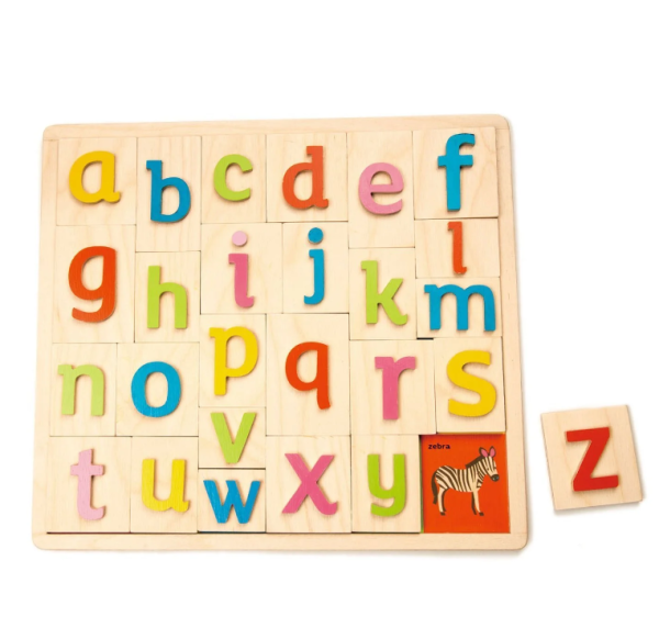 Tender Leaf Alphabet Pictures Wooden Toy 18M+ Hot on Sale