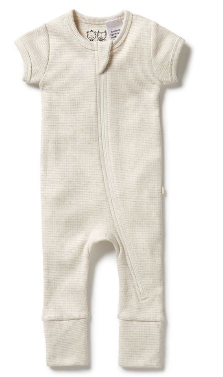 Wilson & Frenchy Short Sleeve Jumpsuit 0-3M Online Hot Sale