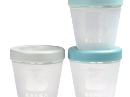 Beaba Silicone Portions Set 4M+ (Pack of 3 x 200ml) For Sale