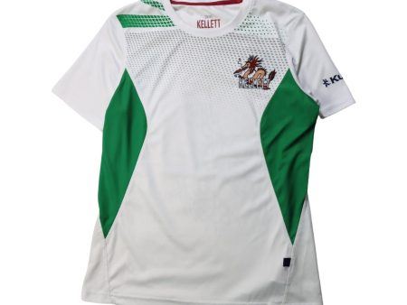 Kellett Senior PE Top (White Green Maclehose) For Cheap