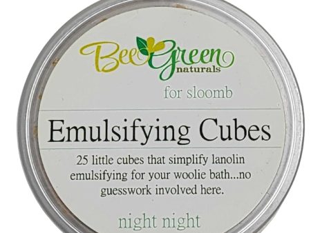 Bee Green Naturals Emulsifying Cubes O S (night night scented, 25 cubes) Discount