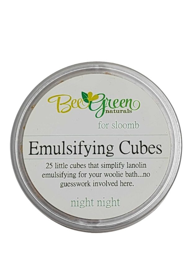 Bee Green Naturals Emulsifying Cubes O S (night night scented, 25 cubes) Discount