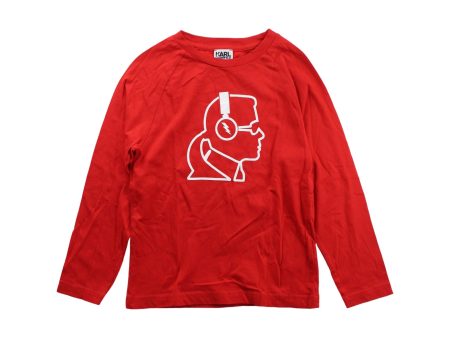 Karl Lagerfeld Long Sleeve T-Shirt 6T Discount