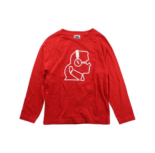 Karl Lagerfeld Long Sleeve T-Shirt 6T Discount