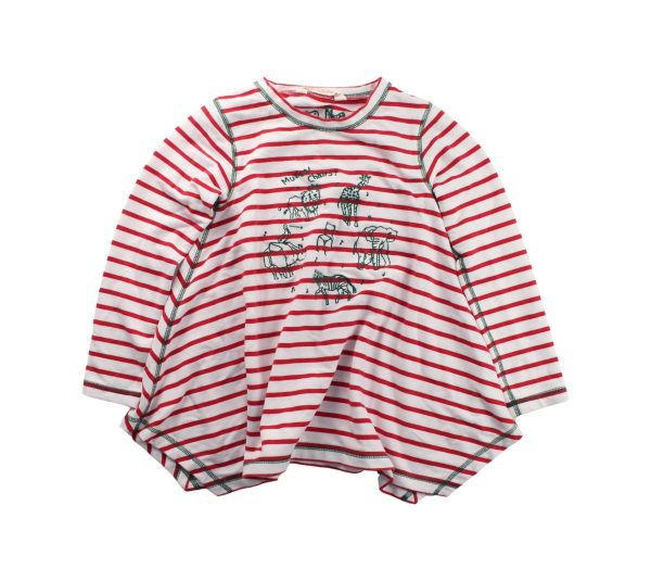 As Know As Ponpoko Long Sleeve Top 5T - 6T Fashion