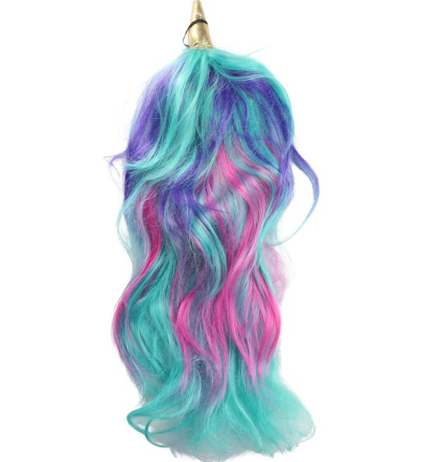 Unicorn Rainbow Wig O S on Sale