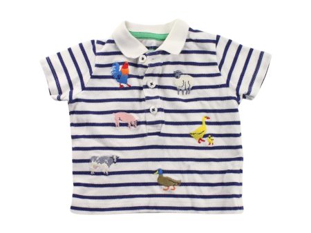 Boden Short Sleeve Polo 3-6M Cheap