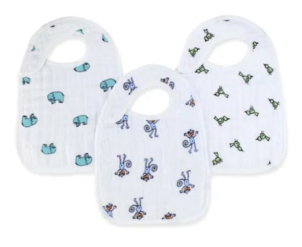 Aden & Anais Bibs O S (23x34cm, Pack of 3) Discount