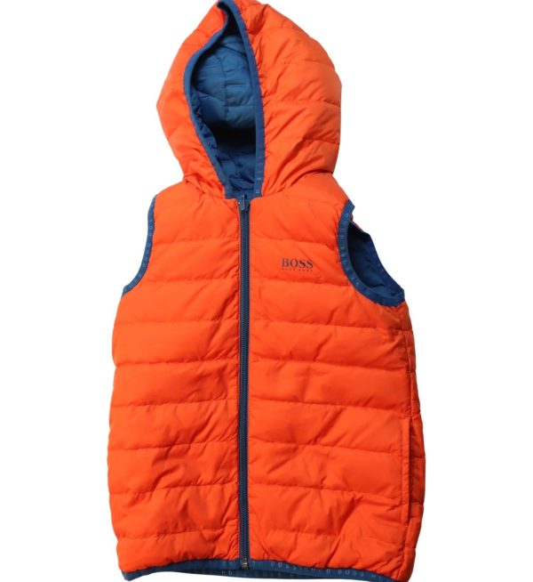 Boss Reversible Hooded Puffer Vest 4T Cheap