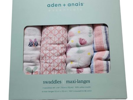 Aden & Anais Swaddles O S (112x112cm, Pack of 4) Hot on Sale