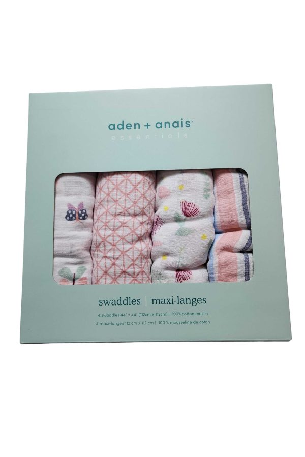 Aden & Anais Swaddles O S (112x112cm, Pack of 4) Hot on Sale