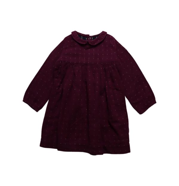 Petit Bateau Long Sleeve Dress 3T Fashion