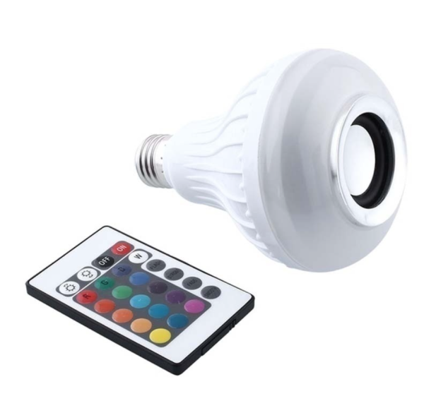 Wireless E27 Bluetooth LED Stereo Audio Speaker RGB Color Warm White Bulb Music Lamp Online now