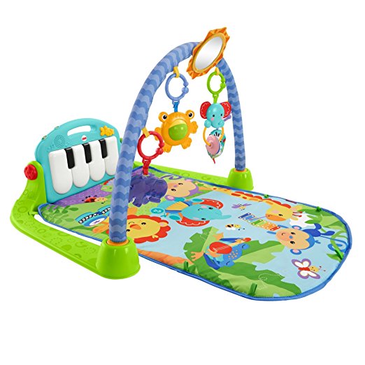 Fisher-Price Kick & Play Piano Gym, Blue Green Online