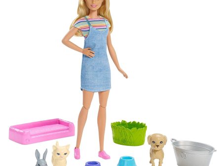 Barbie Plan  N  Wash Pets Doll & Playset, Multicolor Fashion