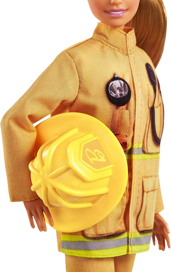 Barbie 60th Anniversary Careers Firefighter Doll with Accessories For Sale