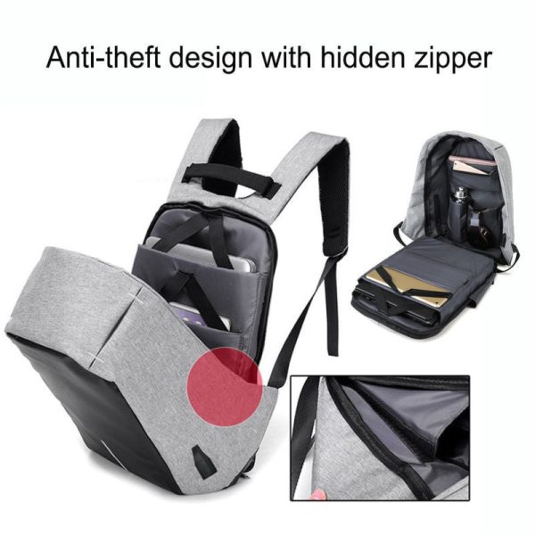 Anti-theft Backpack with USB Charging Port Slim Backpack for 15.6 Inch Laptop Online now