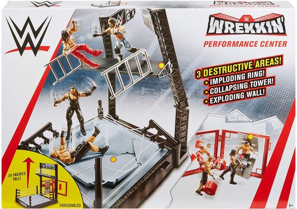 WWE Wrekkin Performance Center Playset For Cheap