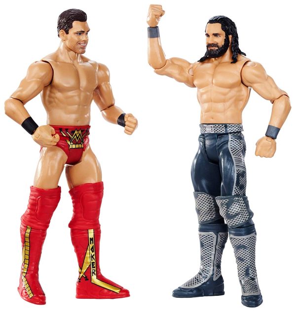 WWE Wrestlemania Seth Rollins Vs The Miz 2-Pack For Sale