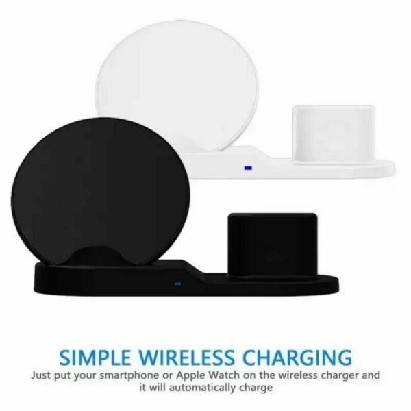 3in1 Qi Wireless Charger Pad Charging Station Dock For Apple Watch iPhone Airpod Cheap