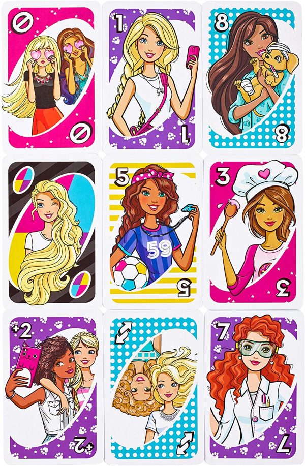 UNO Barbie Card Game on Sale