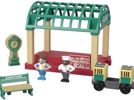 Thomas & Friends  Wood, Knapford Train Station Hot on Sale