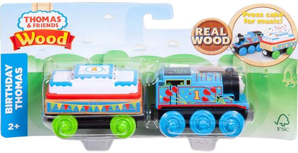 Thomas & Friends Wood Birthday Thomas Wooden Tank Engine Train For Discount