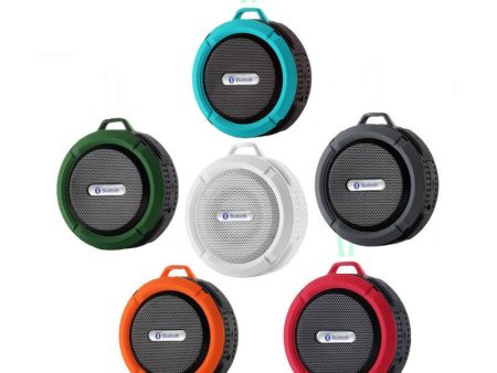 Bluetooth Waterproof Wireless Speaker Suction Cup For Smart Phone or Car W Mic Online now