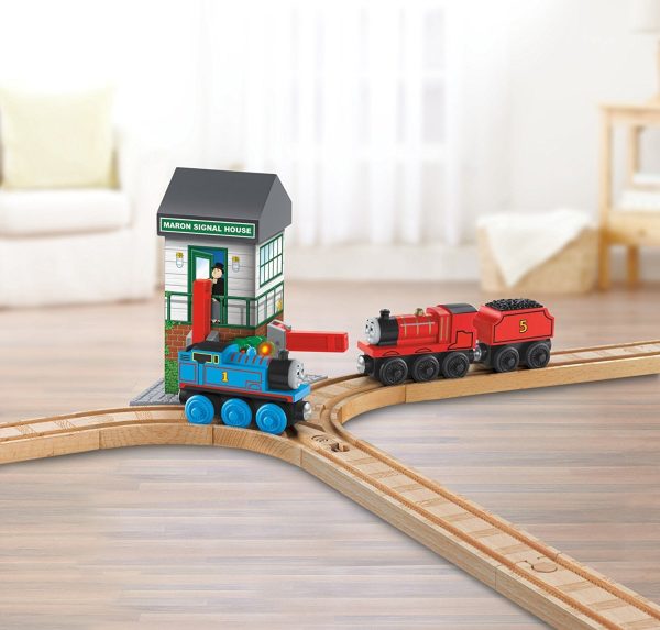 Thomas & Friends Fisher-Price Thomas the Train Wooden Railway Maron Lights Online now