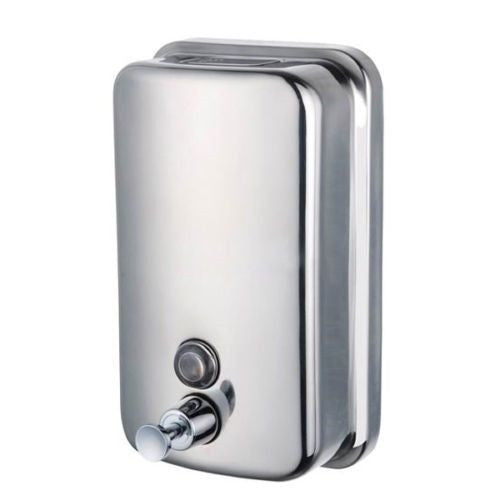 Bathroom Stainless Steel Soap Shampoo Dispenser Lotion Pump Action Wall Mounted Online