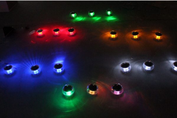 LED Light Solar Power Swimming pool Automatical Color-changing Floating Ball USA Supply