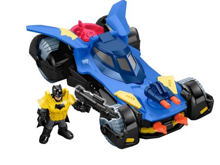 Imaginext DC Super Friends Deluxe Batmobile Vehicle with Batman Figure Cheap