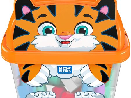 Smiley Tiger 25-Piece Building Block Set Hot on Sale