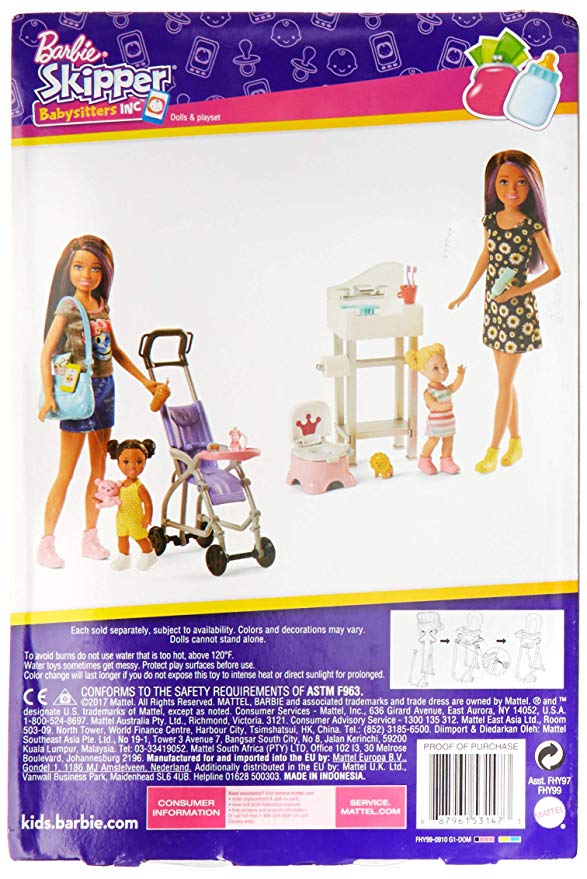 Babysitters Inc. Nikki Doll and Feeding Playset Supply