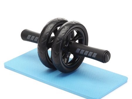 Roller Wheel Speed Abdominal fitness equipment Workout well and mat For Cheap