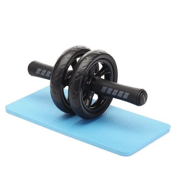 Roller Wheel Speed Abdominal fitness equipment Workout well and mat For Cheap