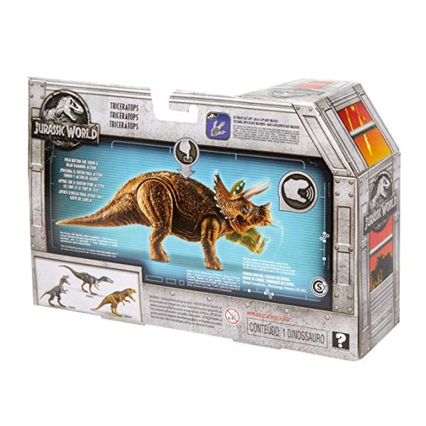 Jurassic World Roarivores Triceratops Figure Cheap