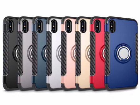 iPhone 8 plus  Case Ring Holder Kickstand Function 360 Degree Rotating Ring Holder Grip Case TPU Online Hot Sale