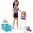 Barbie Skipper Babysitters Inc. Doll and Feeding Playset Hot on Sale