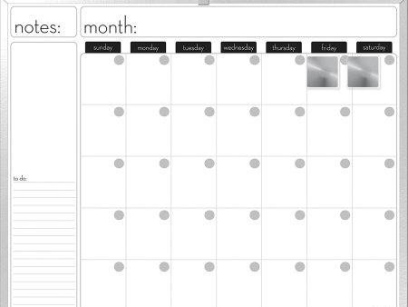 Board Dudes 16 x 20 Inches Aluminum Framed Magnetic Dry-Erase Calendar  Includes Online Hot Sale