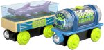 Thomas & Friends Wood Aquarium Cargo Train Cars with Sea Creatures Online now