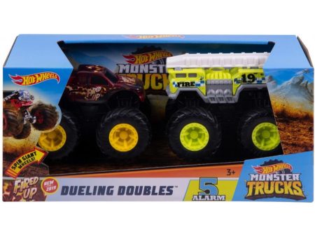 Hot Wheels Monster Trucks 1:43 Scale Dueling Doubles Pack 2 Sale