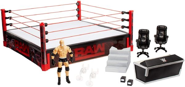 WWE Elite Collection Raw Main Event Ring Playset Fashion