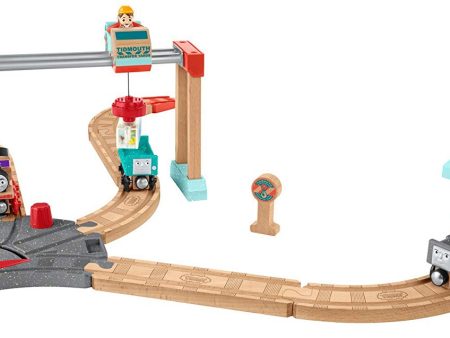 Thomas & Friends Wood, Lift & Load Cargo Set Online now