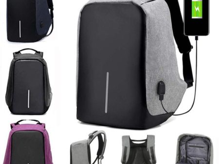 Anti-theft Backpack with USB Charging Port Slim Backpack for 15.6 Inch Laptop Online now