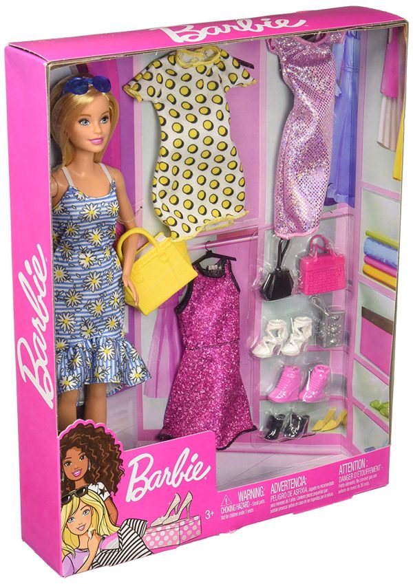 Barbie Doll & Party Fashions Set Standard Cheap